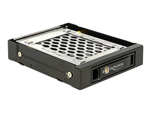 Delock - Bevegelig lagerrack - 2.5" - svart