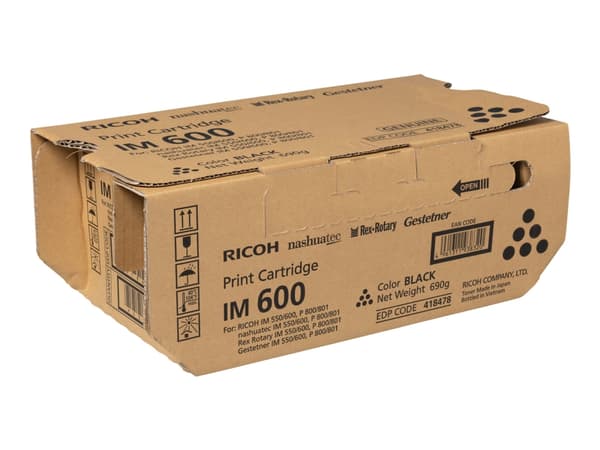 Ricoh IM 600 - Svart - original - tonerpatron - for IM 600F, 600SRF