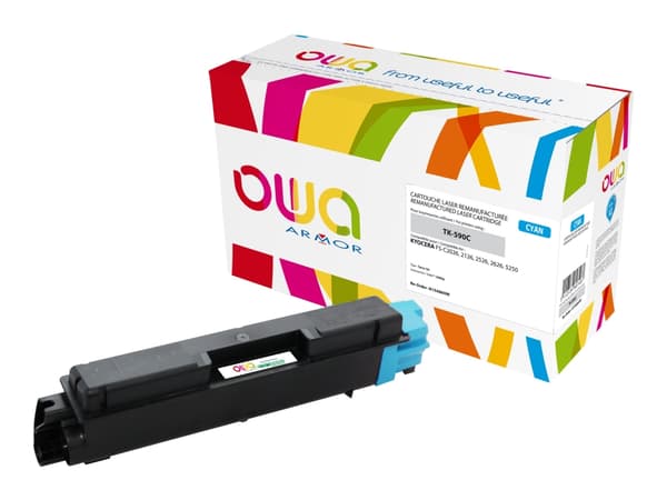 OWA toner kompatibel med KYOCERA TK-590C (5000 s.) cyan