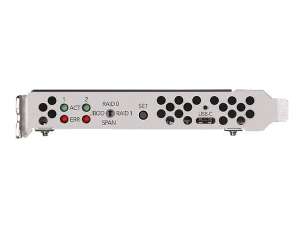Sonnet FUS-SSD-2RAID-E, SATA, PCI Express x4, 0, 1, JBOD, ASMedia 3142, ASMedia 1352R, RoHS