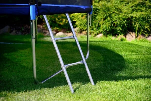 Funfit Garden trampoline for children with external net and 252 cm ladder