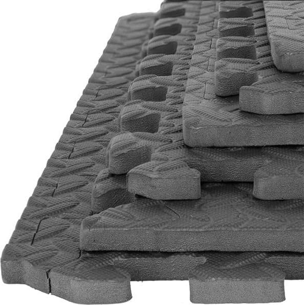 HMS Mp12 pro Puzzle matto kuntosalilaitteiden alla 600 X 600 X 12 Mm Hms Premium