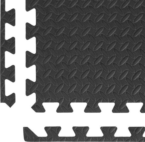 HMS Mp12 pro Puzzle matto kuntosalilaitteiden alla 600 X 600 X 12 Mm Hms Premium