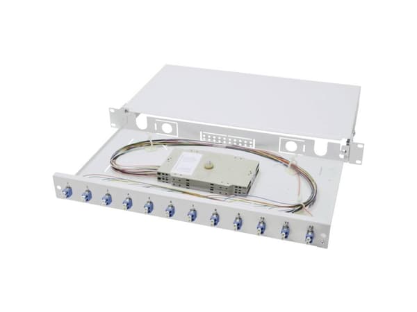 DIGITUS DN-96331/9 - Spleiseboks for fiberoptikk - 1U - 19"