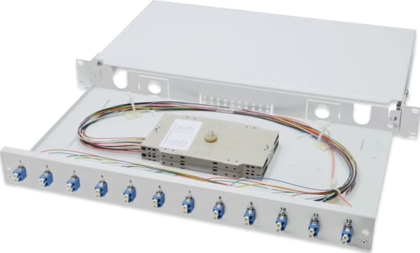 DIGITUS DN-96331/9 - Spleiseboks for fiberoptikk - 1U - 19"