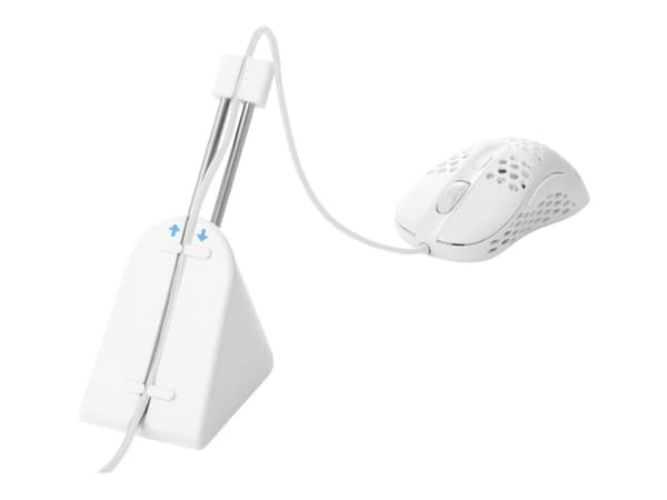 DELTACO Gaming GAM-044 Mouse Bungee - Kontrollsystem for musekabel - hvit