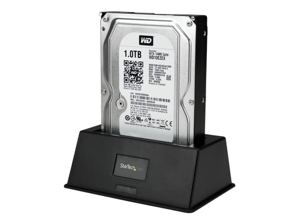 StarTech.com USB 3.0 SATA III Docking Station SSD / HDD with UASP - External Hot-Swap Dock w/ support for 2.5"/3.5" drives (SDOCKU33BV) - Diskkontrol