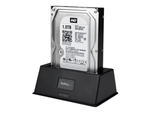 StarTech.com USB 3.0 SATA III Docking Station SSD / HDD with UASP - External Hot-Swap Dock w/ support for 2.5"/3.5" drives (SDOCKU33BV) - Diskkontrol