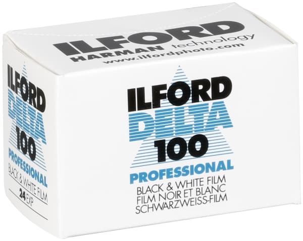 Ilford Delta 100 Professional - Film för svartvita foton - 135 (35 mm) - ISO 100 - 24 exponeringar