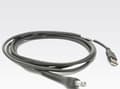 Miniatyrbild 3 av 5: Motorola - USB-kabel - USB (han) till RJ-45 (han) - 2.1 m - grå - för Symbol DS9808, LS1203, LS2208, LS7808, LS9203i, LS9208i