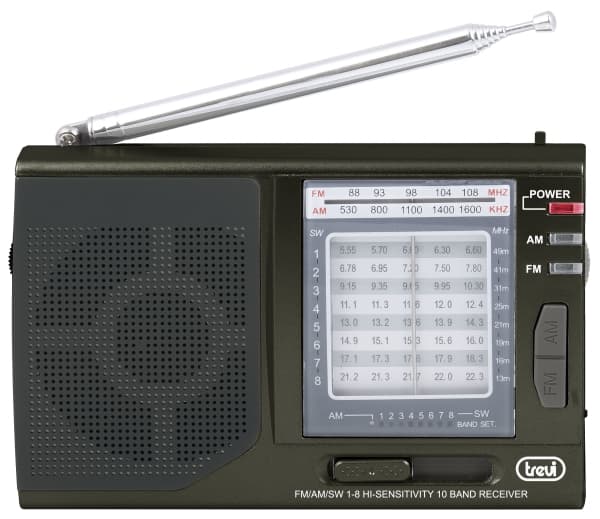 Trevi MB 728, Bærbar, Analoginen, AM, FM, SW, 87,5 - 108 Mhz, 520 - 1620 kHz, 8.55 - 22.3 kHz
