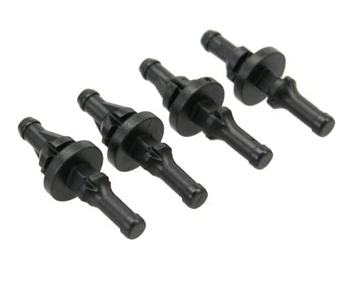 InLine 4043718111954, Slangkoppling, Svart, 12 cm, 100 styck