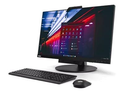 Lenovo ThinkCentre Tiny-in-One 27 - LED-skjerm - 27" - 2560 x 1440 @ 60 Hz - 350 cd/m² - 1000:1 - 4 ms - HDMI, DisplayPort - høyttalere - svart - for