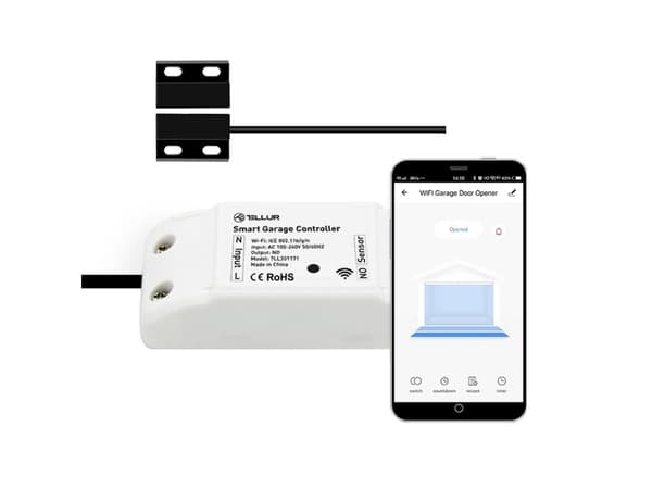 Tellur TLL331171, Ledning & Trådløs, 802.11b, 802.11g, Wi-Fi 4 (802.11n), WEP, WPA, WPA-PSK, WPA2, WPA2-PSK, Hvit, Android, iOS, AC