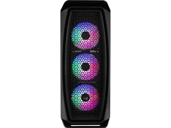 Aerocool Aero One Frost, Tower, PC, Sort, ATX, Micro ATX, Mini-ITX, Akrylonitril-butadien-styren (ABS), SPCC, Blå, Grønn, Rød