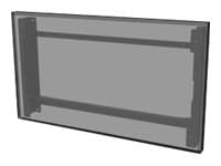 Peerless-AV - Monteringssett (veggplate, montering, adapterplate, luftskjerm) - ren profil - for flatpanel - svart - skjermstørrelse: 55" - veggmonte Sort