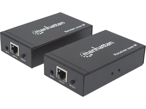 Manhattan 207959, AV-sender og -mottaker, 180 m, Koblet med ledninger (ikke trådløs), HDCP