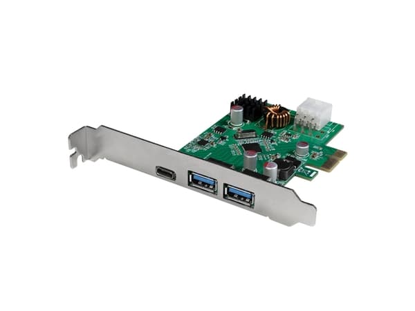 LogiLink PC0090 2+1-porter USB 3.0-kontrollerkort USB-C®, USB-A PCIe