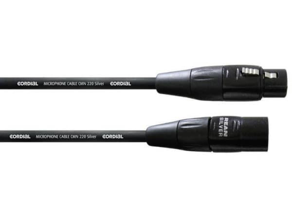Cordial CIM 5 FM, XLR (3-pin), Hankjønn, XLR (3-pin), Hunkjønn, 5 m, Sort