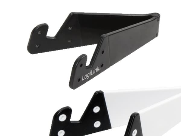 LogiLink AA0039W, Mobiltelefon / smartphone, Surfplatta/UMPC, Passiv hållare, Universal, Svart, Vit Svart, Vit