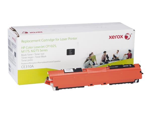 Xerox - Svart - kompatibel - tonerpatron (alternativ for: HP CE310A) - for HP Color LaserJet Pro CP1025; LaserJet Pro MFP M175; TopShot LaserJet Pro
