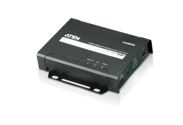 ATEN VE802R HDMI HDBaseT-Lite Receiver with POH - Video/lyd/infrarød/seriell-utvider - mottaker - HDMI, HDBaseT - opp til 70 m
