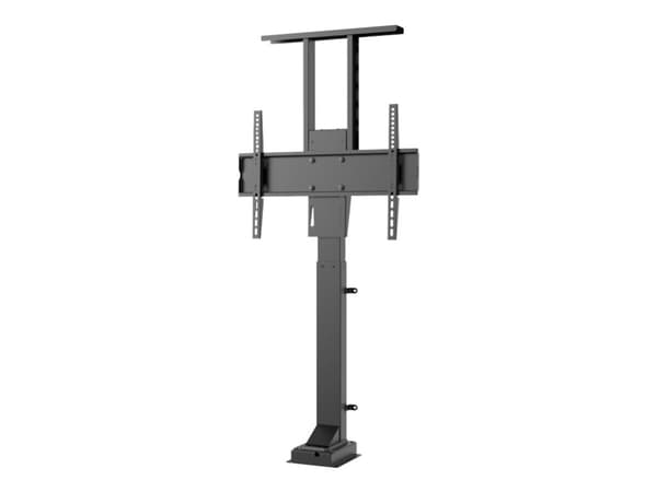 Multibrackets M Motorized TV Lift Large - Stativ - for LCD-skjerm - svart - skjermstørrelse: 37"-65" - monteringsgrensesnitt: 600 x 600 mm - plasseri Sort