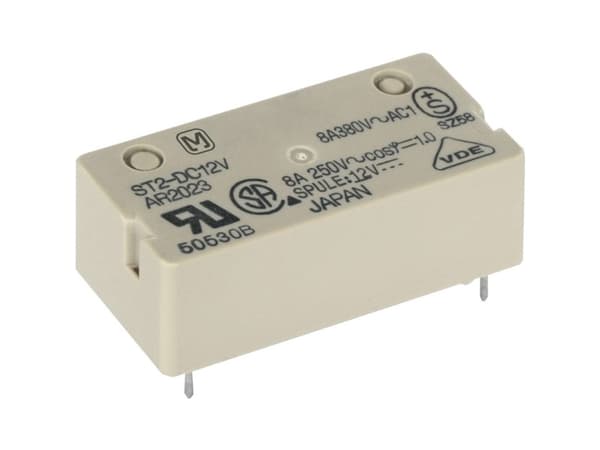 Panasonic ST224F Print relä 24 V/DC 8 A 2 x gränskontakt 1 st
