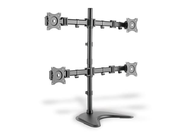 Digitus Universal - Stativ - for 4 LCD-skjermer - skjermstørrelse: inntil 27"