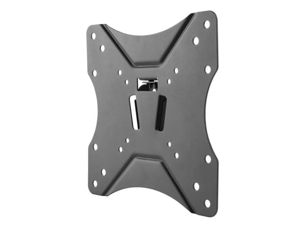 DELTACO Office ARM-0101 - Brakett - Ultra-Slim - for LCD-skjerm - svart - skjermstørrelse: 23"-42" - veggmonterbar