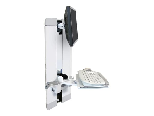 Ergotron StyleView - Monteringssett (tastaturhylle, håndleddsstøtte, musepung, loddrett panelløfteinnretning) - for LCD-skjerm / PC-utstyr - pasientr