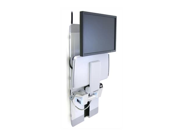 Ergotron StyleView - Monteringssett (tastaturhylle, håndleddsstøtte, musepung, loddrett panelløfteinnretning) - for LCD-skjerm / PC-utstyr - pasientr
