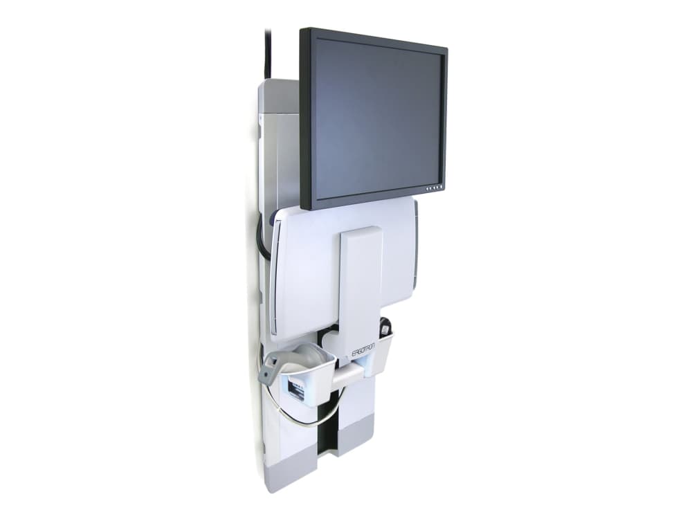 Ergotron StyleView - Monteringssats (tangentbordshylla, handledsstöd, musfodral, vertikalt lyft för panel) - för LCD-skärm/PC-utrustning - patientrum