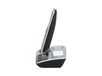 Panasonic KX-TGE522, DECT-puhelin, Johdoton puhelin, Kaiutinpuhelin, 150 entries, Soittajan tunnistus, Hopea