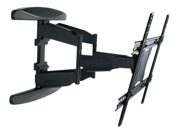 TECHly - Monteringssett (fullt bevegelig veggfeste) - for flatpanel - svart - skjermstørrelse: 40"-80" - veggmonterbar Sort
