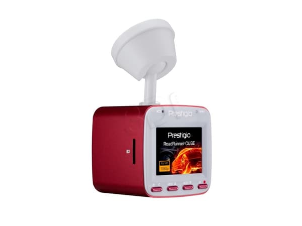 Prestigio CUBE videotallennin valkoinen ja punainen (PCDVRR530WRW)