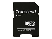 Transcend - Flash-muistikortti (microSDHC-SD-sovitin sisältyy) - 32 GB - Luokka 10 - microSDHC - microSDHC