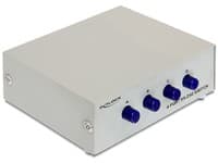 Delock Serial Switch RS-232 4-port manual - Switch - 4 x seriell - stasjonær