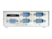 Delock Serial Switch RS-232 4-port manual - Switch - 4 x seriell - stasjonær