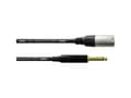 Miniatyrbild 4 av 4: Cordial CCM 5 MP, XLR (3-pin), Hankoppling, 6,35mm, Hankoppling, 5 m, Svart