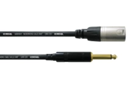 Cordial CCM 5 MP, XLR (3-pin), Hankoppling, 6,35mm, Hankoppling, 5 m, Svart