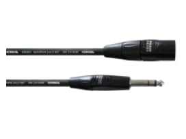Cordial CIM 1.5 MV, XLR (3-pin), Hankjønn, 6.35mm, Hankjønn, 1,5 m, Sort