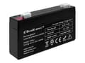 Miniatyrbilde 1 av 5: Qoltec - UPS-batteri - 1 x batteri - blysyre - 1.3 Ah