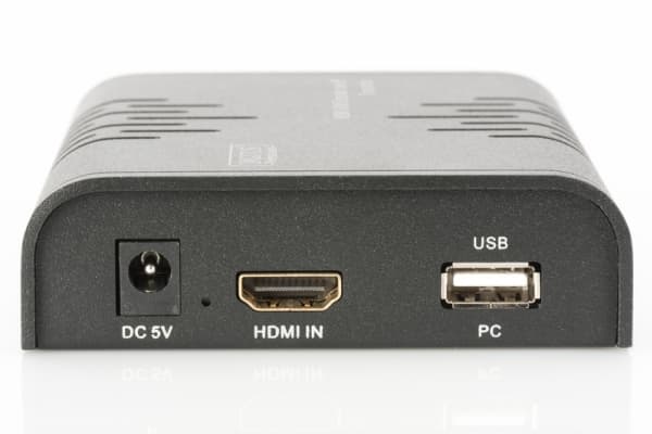 DIGITUS Professional HDMI KVM Extender over IP, Set - KVM / lydutvider - 100Mb LAN - USB - opp til 120 m