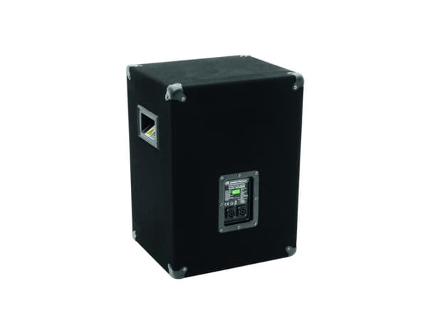 Omnitronic DX-1022, 3-veis, 1.0 kanaler, Koblet med ledninger (ikke trådløs), 200 W, 50 - 18000 Hz, Sort