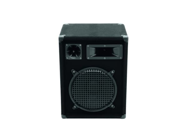 Omnitronic DX-1022, 3-veis, 1.0 kanaler, Koblet med ledninger (ikke trådløs), 200 W, 50 - 18000 Hz, Sort