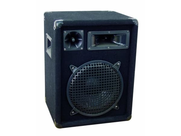 Omnitronic DX-1022, 3-veis, 1.0 kanaler, Koblet med ledninger (ikke trådløs), 200 W, 50 - 18000 Hz, Sort