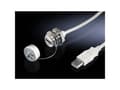 Miniatyrbild 3 av 5: Rittal 2482.230, 2 m, USB A, USB A, Hane/Hona, Vit