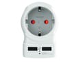 Miniatyrbilde 3 av 5: Skross 1500281, Type B, Type C (Europlug)+Type F, 2,4 A