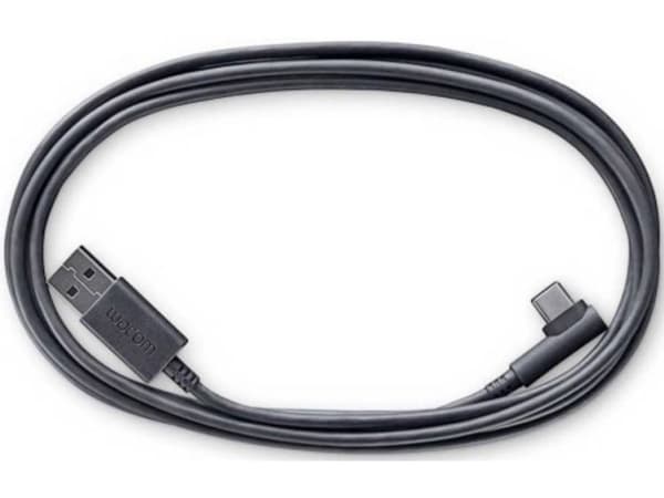 Wacom - USB-kaapeli - mini-USB tyyppi B (han) vinklet til USB (han) lige - 2 m - Intuos Pro Large, Medium, Small -laitteille